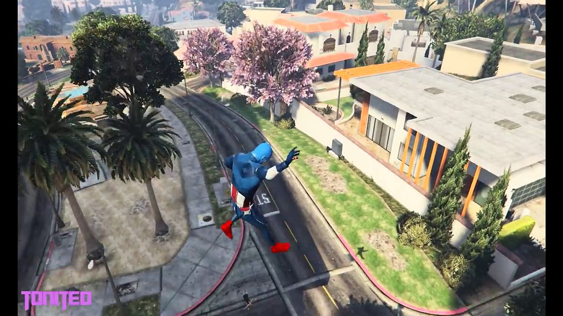 GTA 5  [P25] Mod GamePlay Captain America