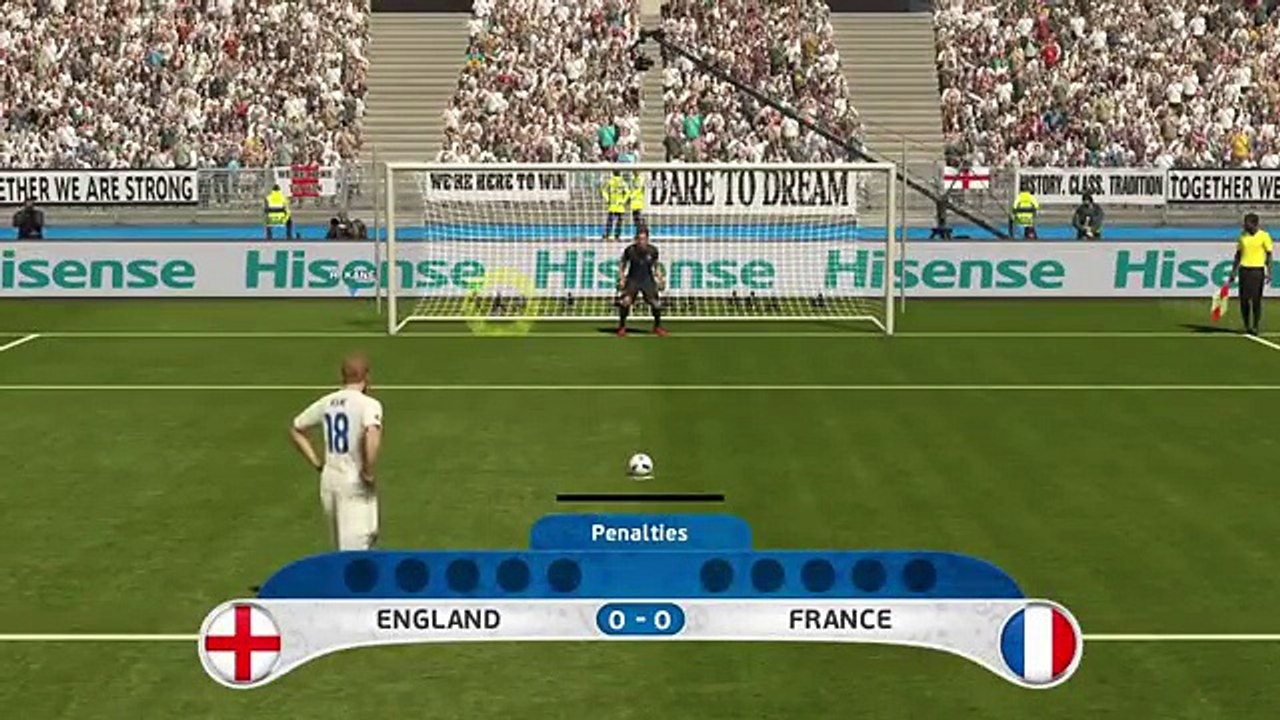 Pro Evolution Soccer 2016 Euro 2016 England VS France