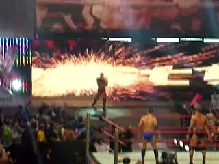 Batista's comeback on Raw, day after Wrestlemania 25