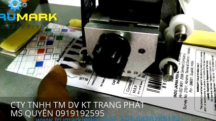 Máy in date dập tay tham khảo TPACK