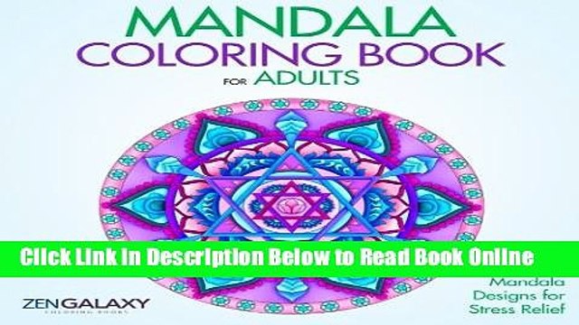 Read Mandala Coloring Book for Adults: 50+ Mandala Designs for Stress Relief (Volume 2) Ebook Free