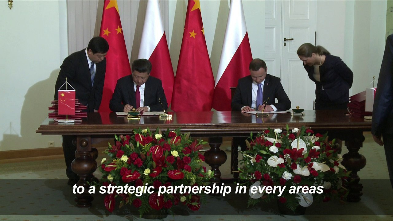 China's Xi weaves Poland into 'new silk road' plan
