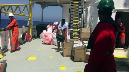 Rescate de migrantes en el Mediterráneo
