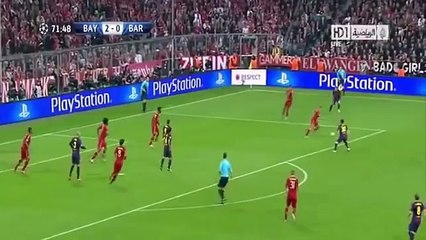 Franck Ribery humilating Lionel Messi