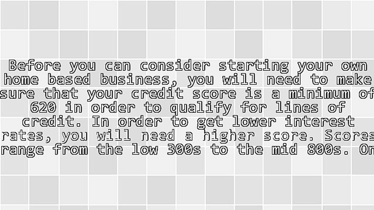 Self Help Credit Repair: Take Control of Your Credit Score When Opening A Home Based Business