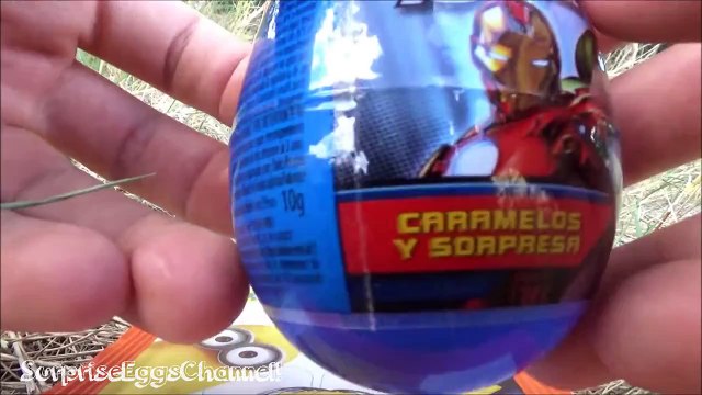 3 Surprise Eggs KINDER JOY ANGRY BIRDS THE AVENGERS MINIONS STICKERS Toys SEUT #153