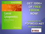 Cancer Cytogenetics Methods and Protocols Methods in Molecular Biology