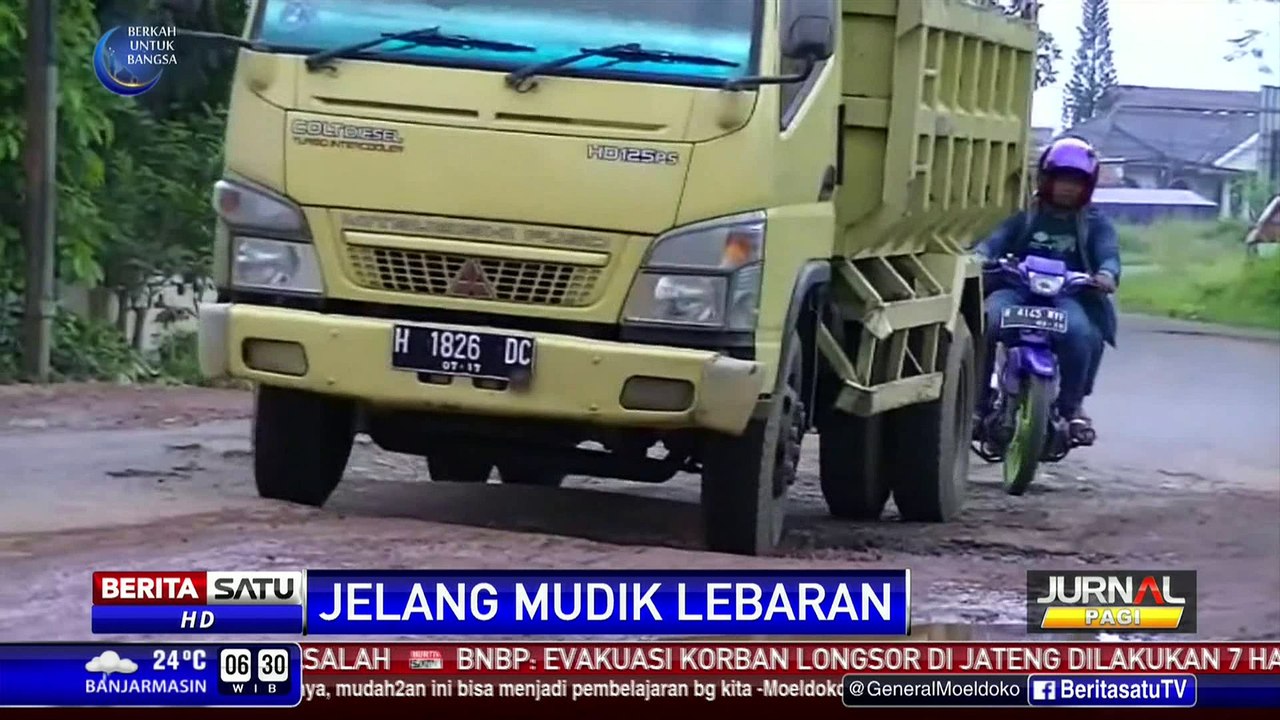 Jalur Alternatif Mudik di Subang dan Majalengka Rusak Parah