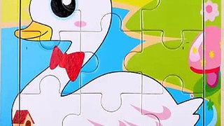 Wooden jigsaw puzzle preschool early childhood baby animals wooden puzzle toys for children