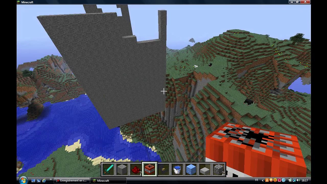 Tuto Minecraft comment faire un canon a tnt