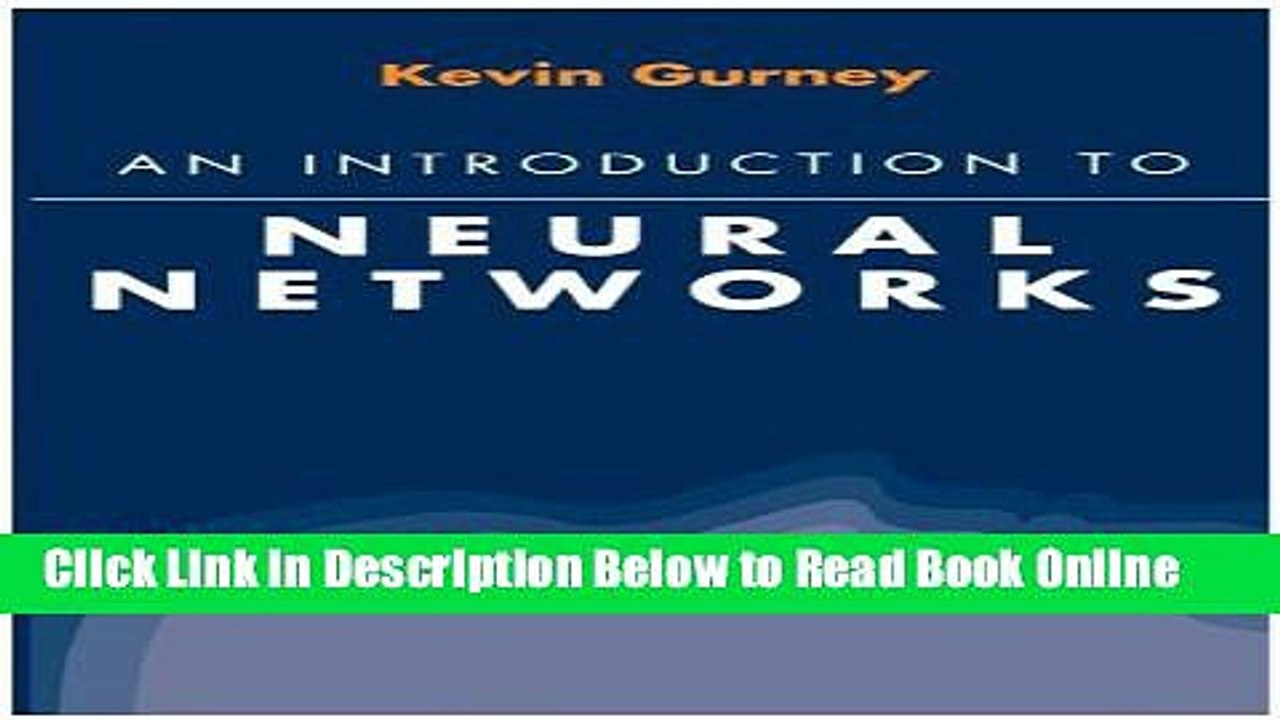 Read An Introduction to Neural Networks  Ebook Free