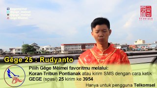 25.Gege Rudyanto - Finalist Of West Kalimantan Gege 2015 From Sintang