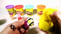 Play Doh Learn Colors Peppa Pig Classmate Surprise Eggs Paw Patrol Toys Peppa's Family Play Dough