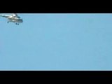 يبرود || القذائف تنهال على المدينة من المروحية 25/8/2012