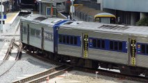 Newmarket Junction: Two Trains On West Curves, 20/1/2010