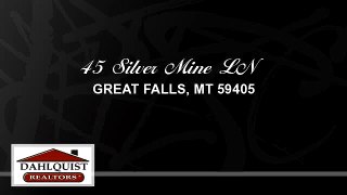 Commercial for sale - 45 Silver Mine LN, GREAT FALLS, MT 59405