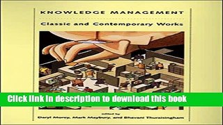 Read Knowledge Management: Classic and Contemporary Works (MIT Press)  Ebook Free