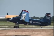 North American B-25 Mitchell and Douglas A-26 Invader Starting their engines