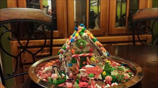 Christmas Cookie house and Xander Jaws