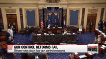 U.S. Senate votes down four gun control measures