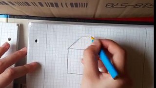 3D Minecraft Steve zeichnen