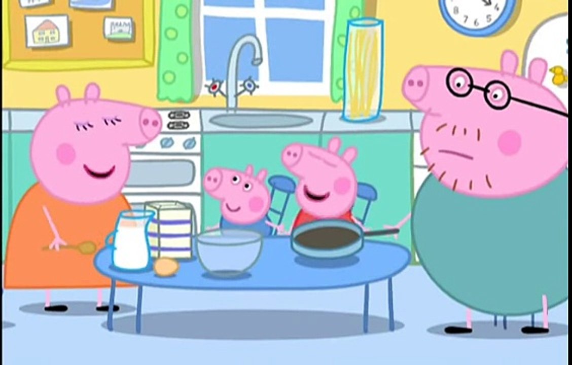 Peppa Pig en français -  Les crêpes