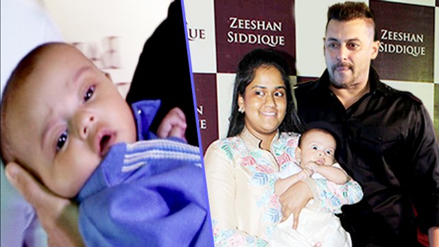 Salman Khans Nephew Ahils First Public Appearance At Iftaar Party