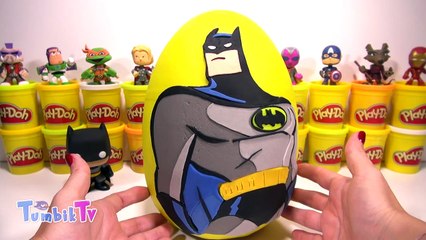 Batman Sürpriz Yumurta Oyun Hamuru - Galaksinin Koruyucuları Ironman Transformers Spiderman