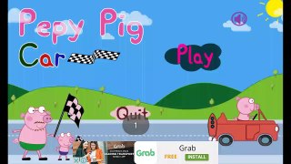 peppa pig play car games