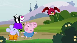 Peppa Pig # Angry bird Playing # Bat # Свинка Пеппа # Сердитые птицы Игра # Улыбающийся против Bat