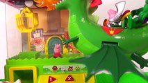 Peppa Pig RAPTADA Pelo DUENDE VERDE! Em Português Parte 2   Homem Aranha George Hulk Brinquedos Toys