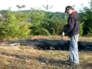 grandfather shoots from your gun