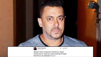 Salman Khan TROLLED On Twitter For RAPE Comment