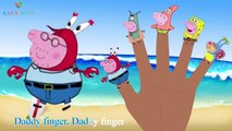 Peppa Pig vs Spongebob Finger Family   Finger Family Nursery Rhymes For Kids   Kan Kids TV