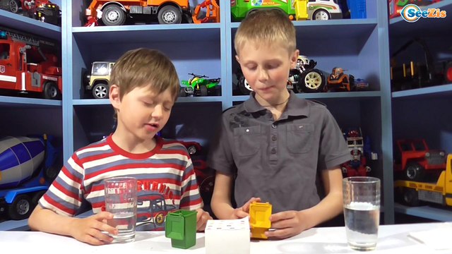 BRUDER Машинка Мусоровоз. Игорек и Богдан - Гарри Поттер Челлендж. Harry Potter Challenge