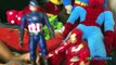 Spiderman vs Venom Marvel Superheroes Avengers Captain America Iron Man Egg Surprise Toys Kids Video
