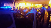Chants des fans Irlandais avec la police Française 