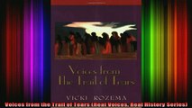 READ FREE FULL EBOOK DOWNLOAD  Voices from the Trail of Tears Real Voices Real History Series Full Ebook Online Free