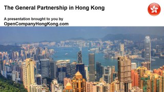 The General Partnership in Hong Kong