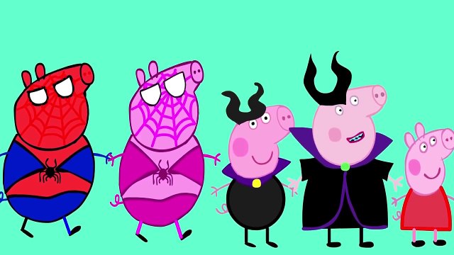 Peppa pig George Crying Prison kidneping SpiderMan vs Venom Parody Finger Family