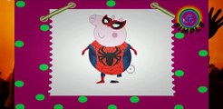 Peppa Pig Español English Episodes 2016 - Frozen Elsa Spiderman vs Venom Superman