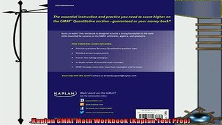 there is  Kaplan GMAT Math Workbook Kaplan Test Prep
