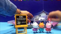 Play Doh Peppa Pig School Time Fun Playset ❤ Learn ABC using PlayDough at Escuela Vamos ao