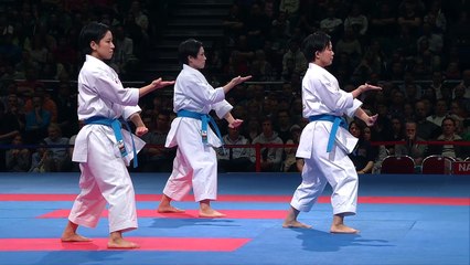 Final Female Team Kata JAPAN. 2014 World Karate Championships