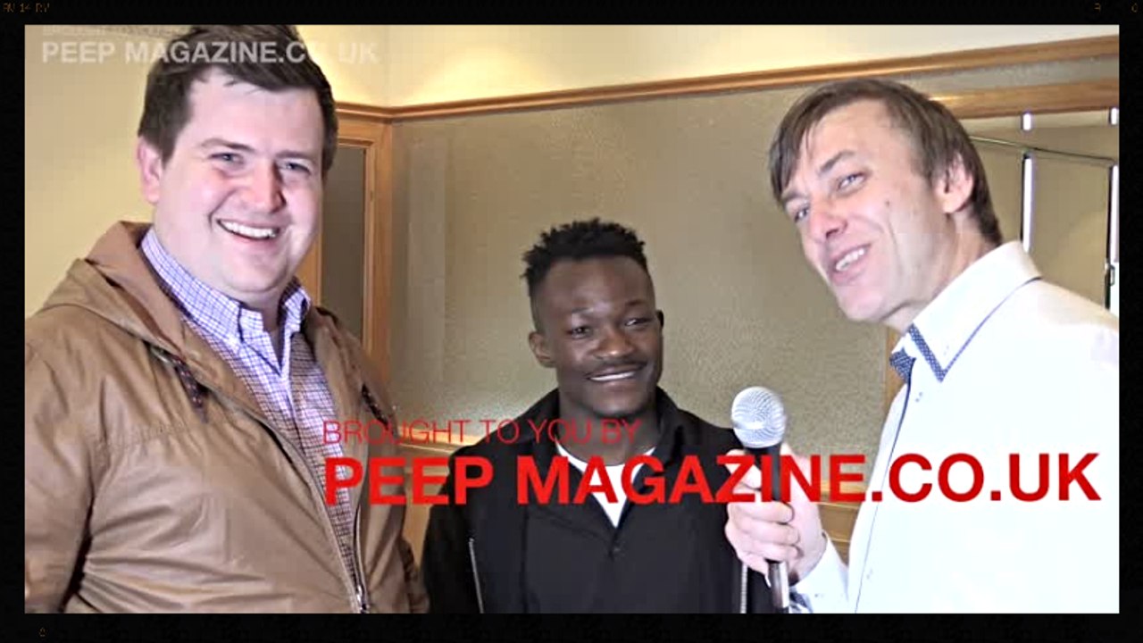 THOMAS 'THE BUTCHER' ESSOMBA WITH No 1 BUTCHER IN SUNDERLAND !!