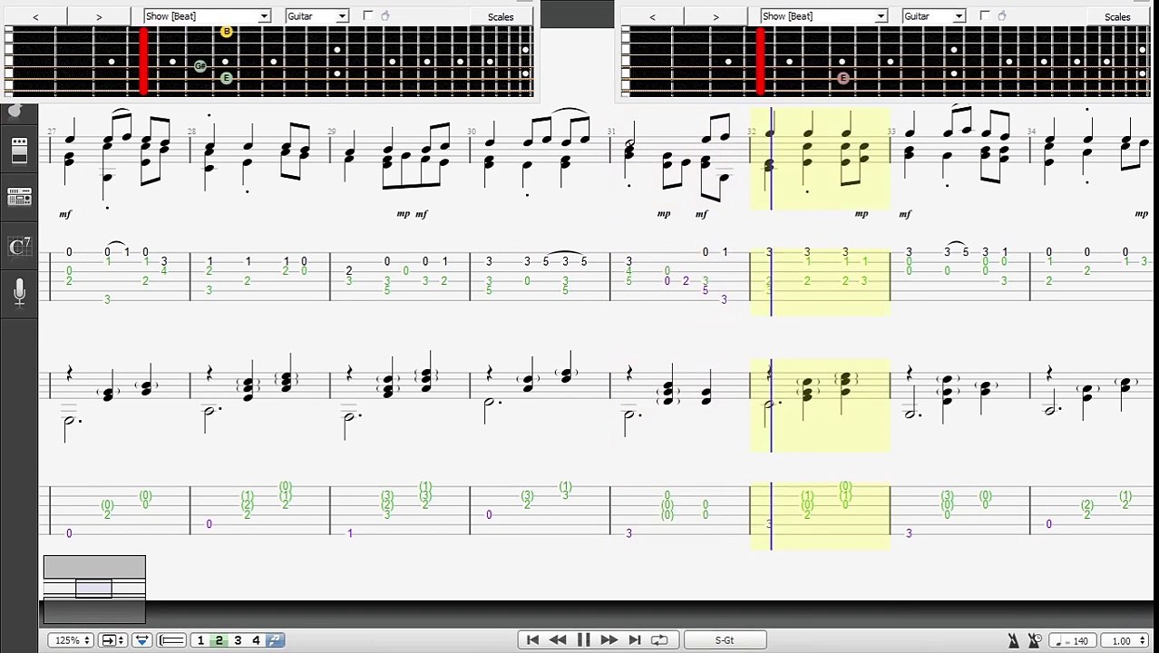 Spirited away Always with me GuitarDuet Variations