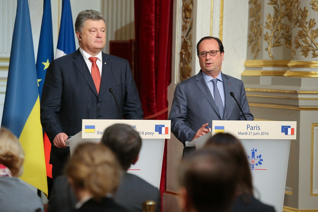 Déclaration conjointe avec Petro Porochenko, président d’Ukraine