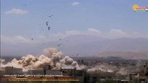 Сирийские ВВС бомбят террористов Джебхат-ан-Нусра в пригородах Дамаска