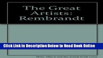 Read The Great Artists: Rembrandt  Ebook Free