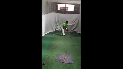 Misbah Ul haq Practicing With His Son And Give Some Tips To Him how Play Well